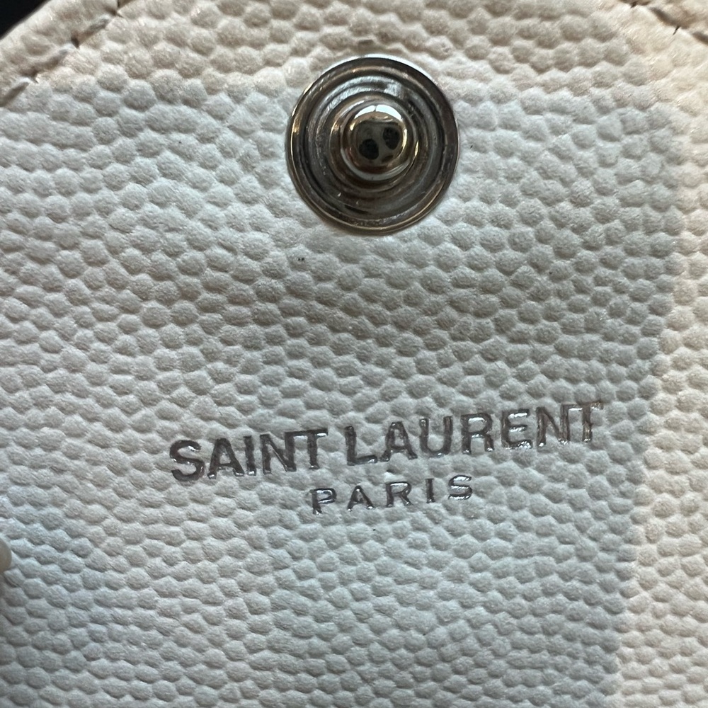 Yves Saint Laurent Beige Quilted Leather Chain Crossbody - Picture 10 of 15